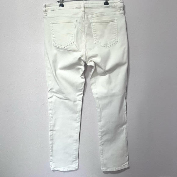 Kut Katy boyfriend White Skinny Jeans with Sleek Fit 12 - Picture 6 of 7